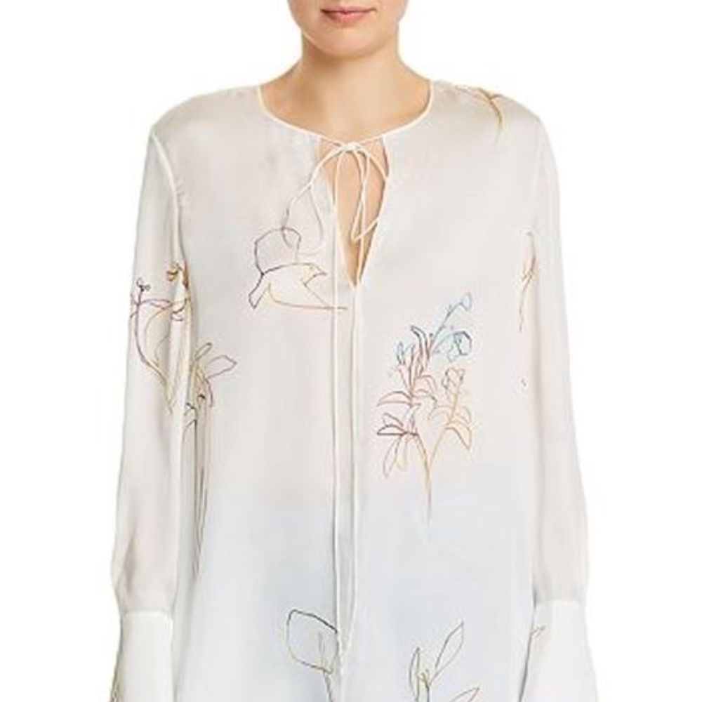 ***NEW Nature Silk Chiffon Tunic.